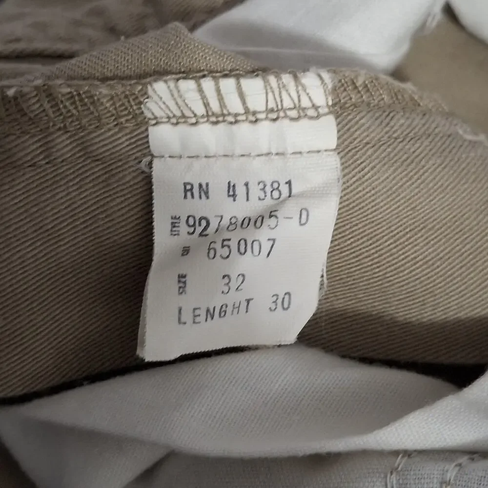 Polo Ralph Lauren Men's 32x30 Kaky Pleated Cotton Twill Made in USA